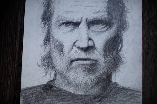 Complete drawing of Jeff Bridges